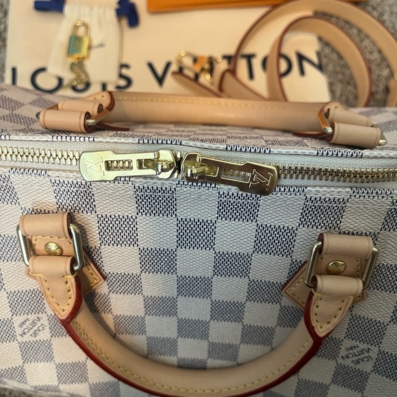 Louis Vuitton Speedy Bandouliere 30 Azur - Picture 7 of 13